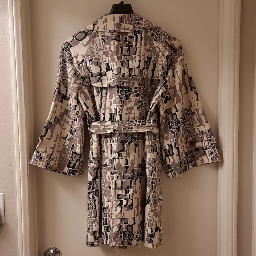 Nanette Lepore 'Racy Croc' Trench Coat